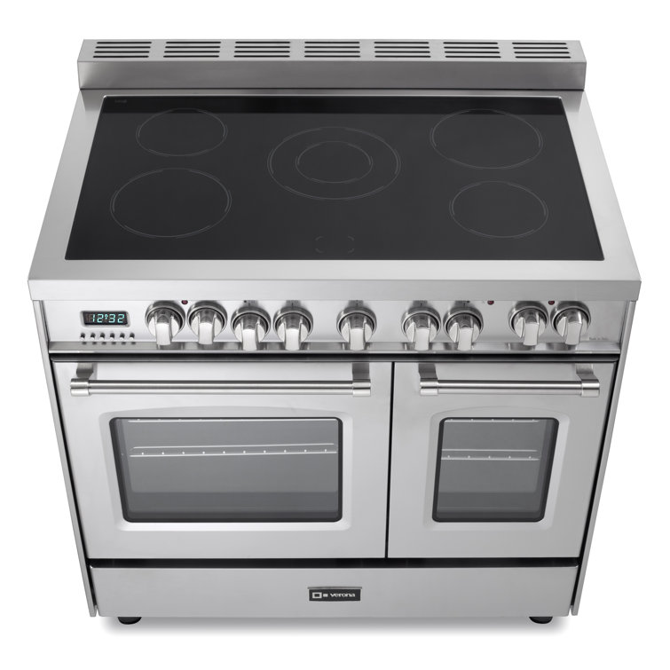 Verona Prestige 35.875" 3.5 cu. ft. Freestanding Electric Range Wayfair